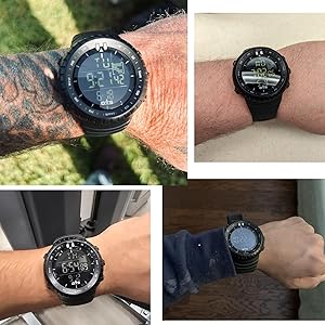 Amazon.com: PALADA Men's Digital Sports Watch Waterproof Tactical Amazon.com: PALADA Men's Digital Sports Watch Waterproof Tactical